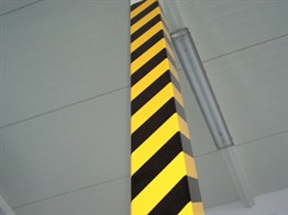 Sarı - Siyah Reflektif Bant 10 cm x 10 m