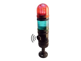 Ses Ayarlı İki Katlı LED ve Buzzer 95 dB (413-2LP)