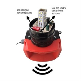 SMD Multi LED ve 43 Sesli Elektronik SirenGörsel İkaz Lambaları